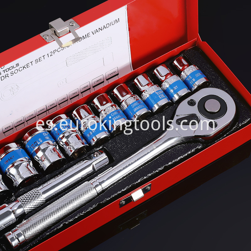 12PCS Socket Wrench Tool Set for Auto Repair